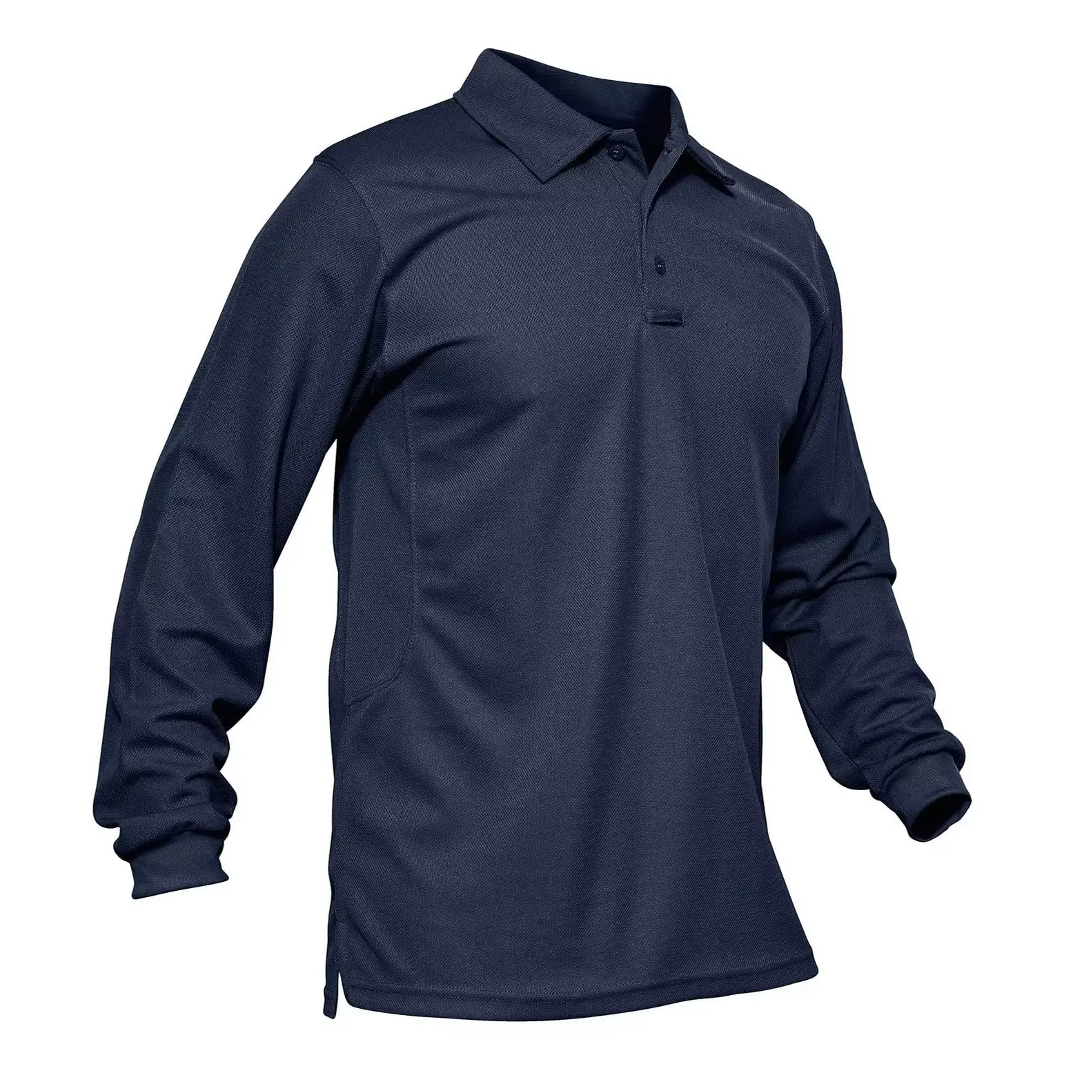 MAGCOMSEN Men's Polo Shirts 3 Button Quick Dry Performance Long Sleeve Tactical Shirts Pique Jersey Golf Shirt Classic Comfy FallFreshness Outdoorfun,back to school,back to school shopping