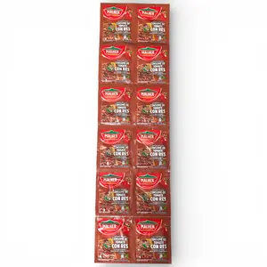 Malher consome de Tomate con  Res 12 Units 10g Each Seasoning for Tomato and Beef Flavored Boquillon