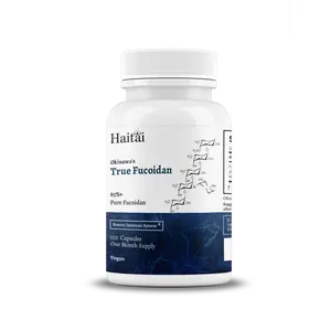 Haitai True Fucoidan - Lab-Tested >85% Pure Mozuku Seaweed Extract, 150 Veggie Capsules, 200mg Each, Made in Okinawa, Japan - 30 Day Supply