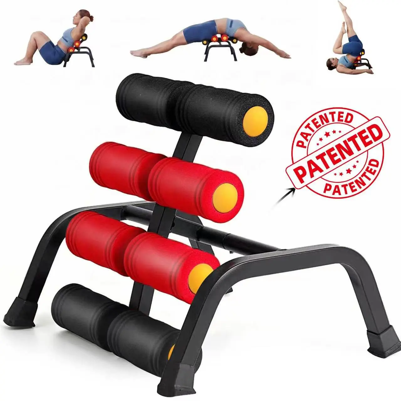 Magic BB Portable Mini Inversion Table Back Training Equipment, Inversion Stretch Machine for Relaxing Back & Improving Flexibility, Full Body Stretch Machine, Home Workout for Women & Office Use,Summervibes tiktokshopbacktoschool