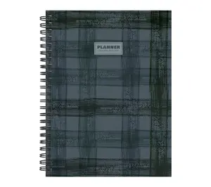 TF Publishing Blue Flannel Medium Weekly Monthly Planner