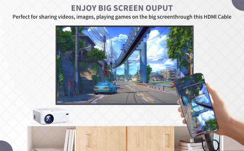 3 in 1 HDMI Projection Adapter, Compatible for iPhone/Android to TV/Monitor/Projector, 1080P Mirroring Function, with Lightning/Micro USB/USB C, Portable Digital Converter, Accessories, Hdmi Connector 3 in 1 HDMI Projection Adapter, Compatible for iPhone/Android to TV/Monitor/Projector, 1080P Mirroring Function, with Lightning/Micro USB/USB C, Portable Digital Converter, Accessories, Hdmi Connector