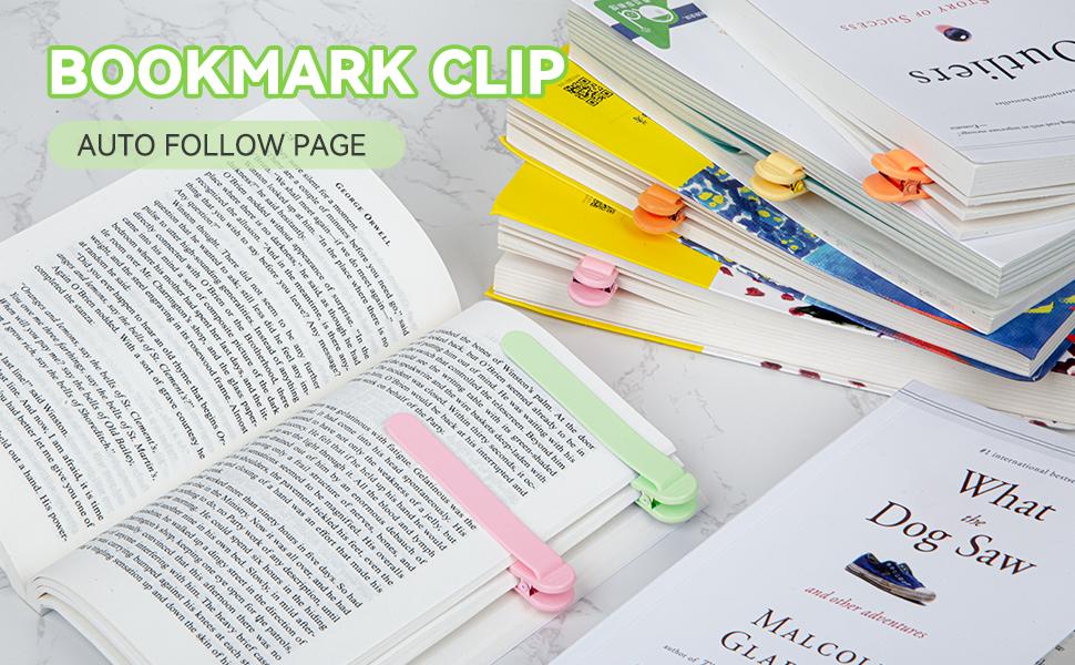 3-pcs automatic bookmarks, silicone smart bookmarks, cute and unique bookmark holders, suitable for women, men, children, teachers, reading enthusiasts, book page holders, bookmark holders, reading accessories, gifts for book lovers