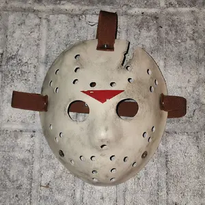 Friday The 13th Part 6 Jason Lives Jason Voorhees Mask Halloween Cosplay Costume Accessory Collectible Horror Movie Memorabilia