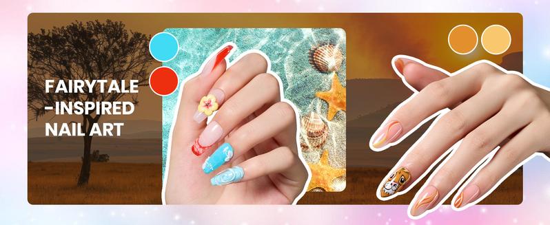 Beetles Gel Nail Polish Set, 44 PCS Red Brown Green Yellow Spring Summer Gel Polish Fairytale Town Collection 36 Colors with 4Pcs Base Top Coat Manicure Cutics   Easter'sGift Cosmetic