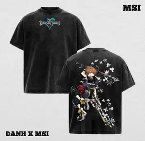 Sora | Kingdom Hearts Washed Tee Streetwear Tee Hoodie “Keyblade Wielder — A Heart Strong Enough to Save Worlds” — For Game Fans, For Gift Drops That Radiate With Pure Light