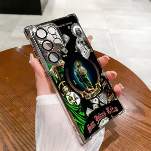 Creative Jesus Pattern Phone case For SAMSUNG GALAXY S22 S23 S24 S25 FE ULTRA PLUS Four Corners Cases 279