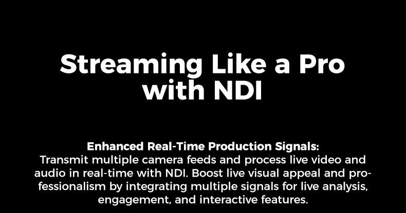 OBSBOT Tail Air - NDI Camera 4K, AI Tracking PTZ Camera