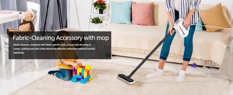 Spurgehom Multi-Surface Handheld Steam Cleaner 1350W - 3Bar Steamer with 15 Tools & Mop for Floors, Car Interiors, Upholstery & More, 550ML Capacity for Whole Home Cleaning Spurgehom Multi-Surface Handheld Steam Cleaner 1350W - 3Bar Steamer with 15 Tools & Mop for Floors, Car Interiors, Upholstery & More, 550ML Capacity for Whole Home Cleaning