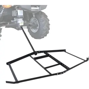 Driveway Drag Harrow, 66" Heavy Duty Steel Tow Behind Harrow with Adjustable Bars & Pin Hitch for ATV/UTV, Lawn Leveler for Driveway, Yard
