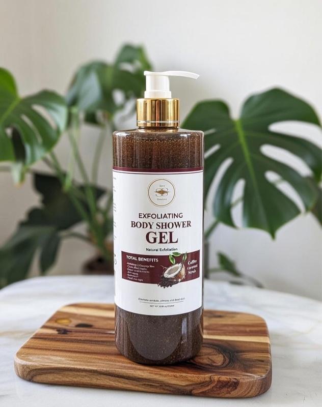 Exfoliating Shower GEL , Natural Extract Soaps 500ML