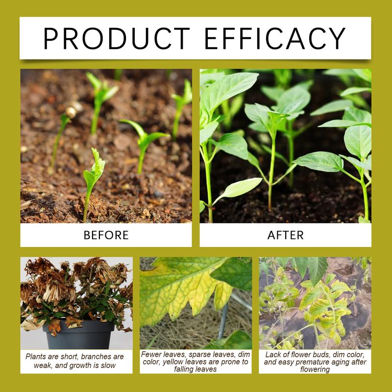 MoonSpry Green Plant Root Solution Horticultural Flower Plant Roots Absorb Growth Nitrogen And Potassium Fertilizer Nutrient Solution