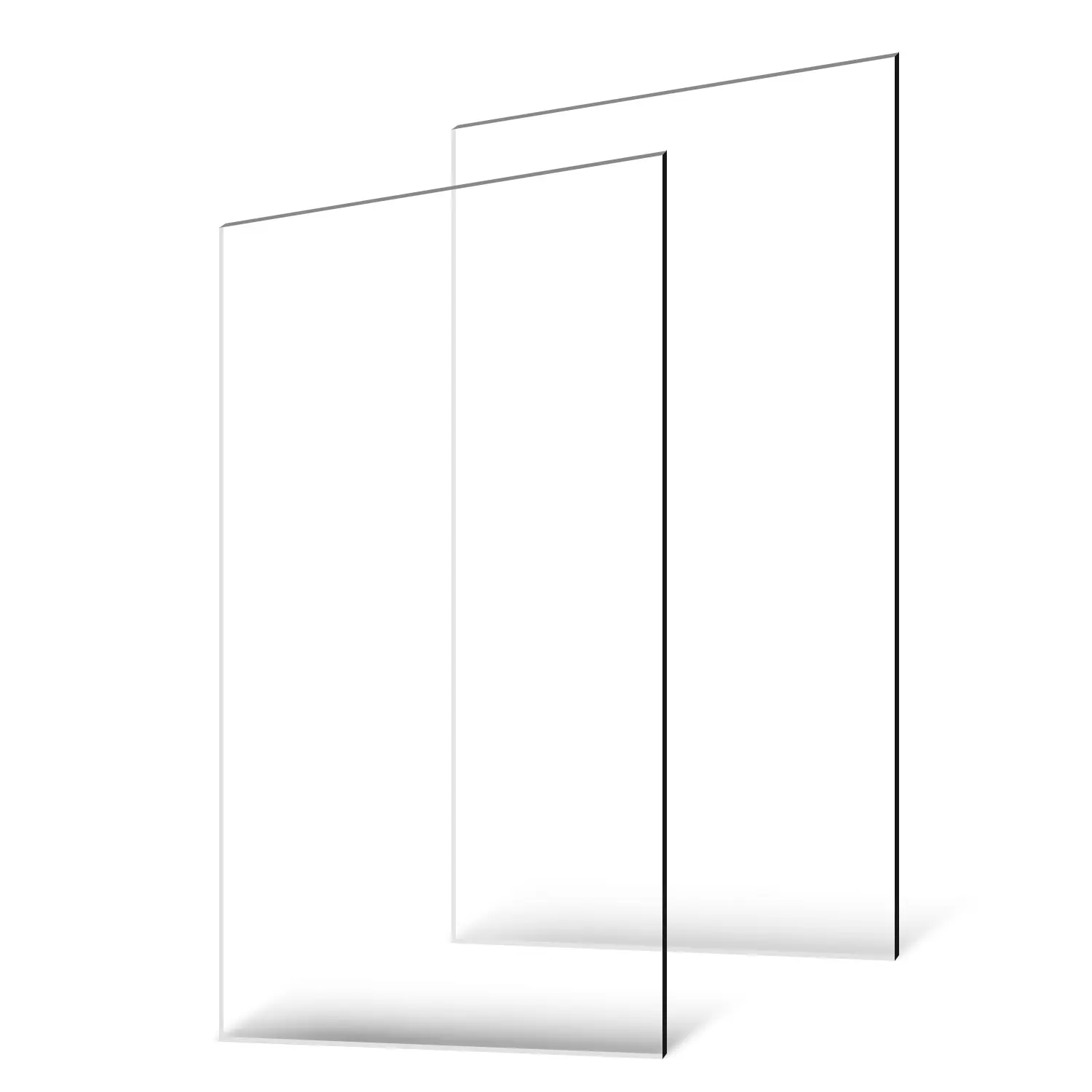【SummerFinds】VEVOR Plexiglass Acrylic Sheets,  2-Pack Plastic Sheet, 24 x 48 Inch 1/8 Inch Thick Clear Plastic Cast Transparent Glass for Crafting Projects, Replacement Picture Frame Glass, DIY Display, Easy to Cut