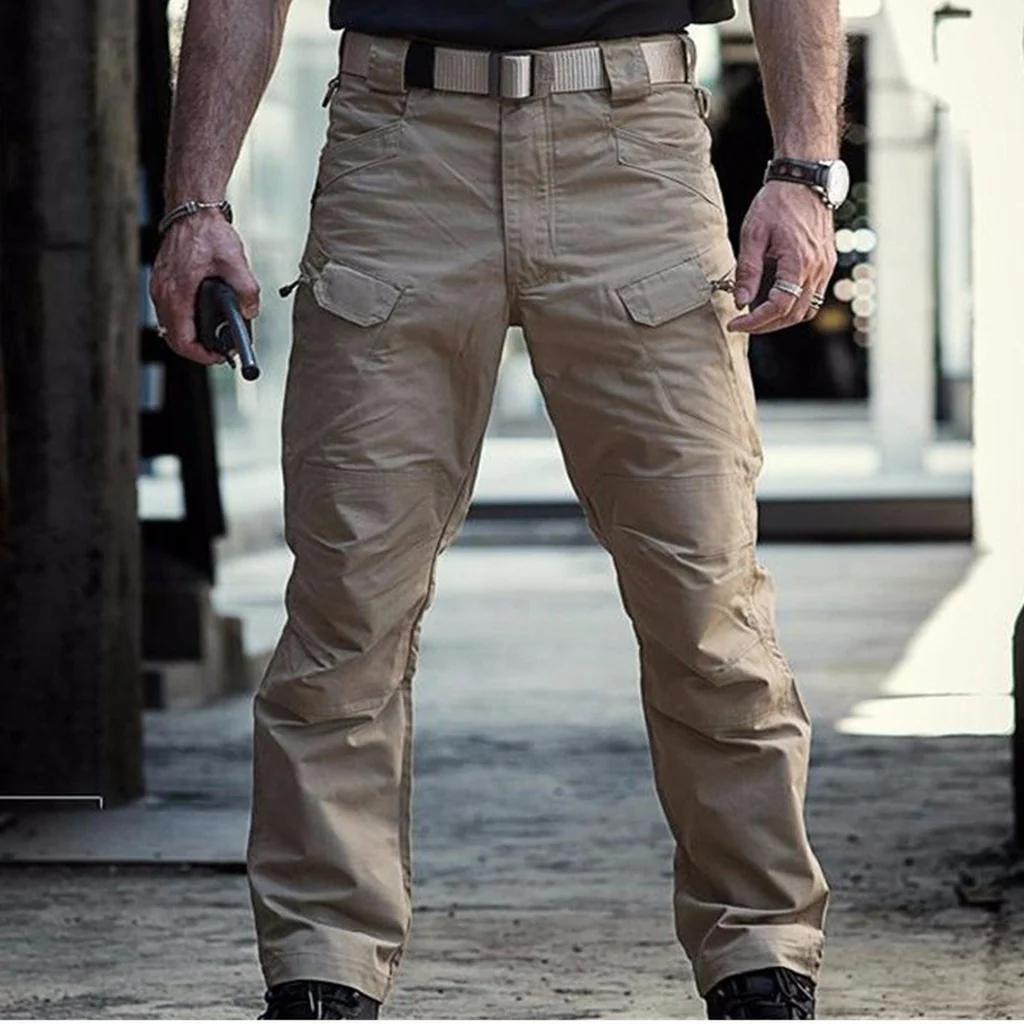 HOMUG Men's Lightweight Cargo Pants – Sturdy and durable, featuring large-capacity zippered pockets and straight-cut hems. Available in multiple colors, they are ideal for spring and autumn wear.（Please order according to the size chart） SpringStatements