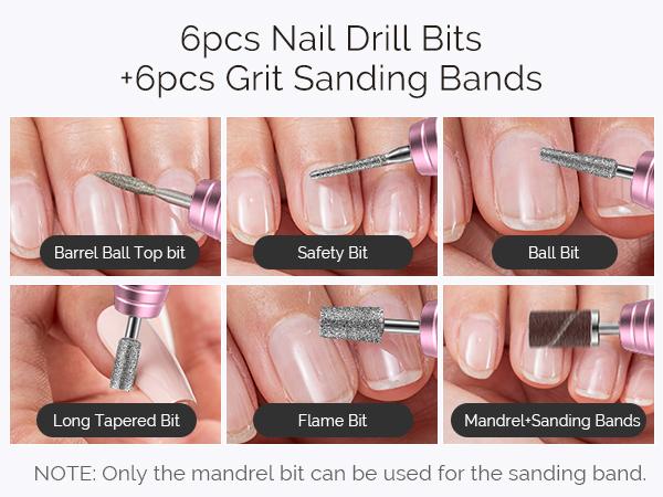 MelodySusie PocketNail PC100GR/PC100G Pen-Shaped Portable Nail Drill 20,000RPM for Beginners