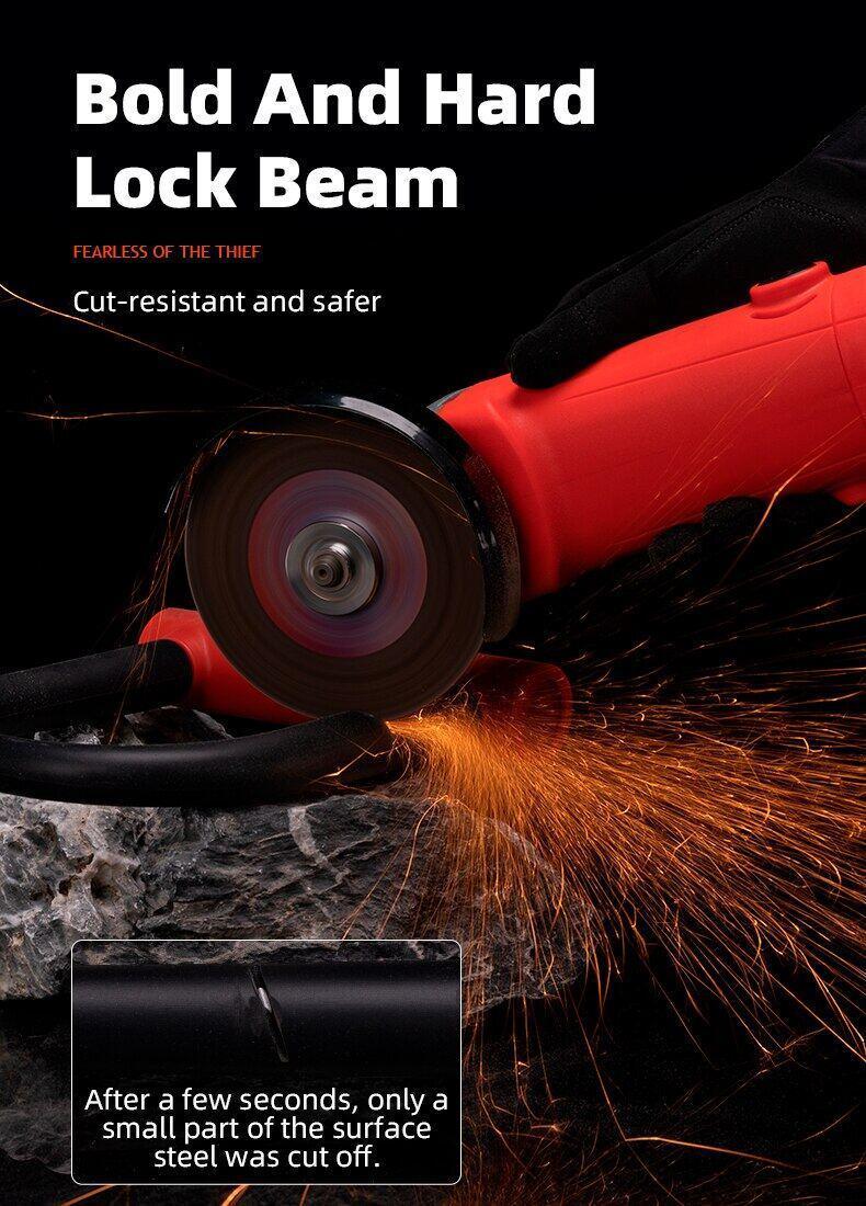 ROCKBROS Heavy Duty Anti Theft Bike Lock U-lock 4 ft  for Bikes eBikes Motorcycles Scooters