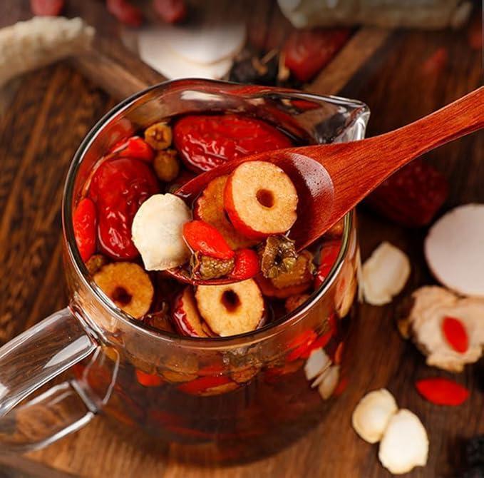 Natural Energy Boost Tea with Real Ginseng & Maca Root | Traditional Kidney Support Herbal Blend for Fatigue & Focus | Pre-Workout Drink & Office Essentials | Sugar-Free Tea Bags (20-60 Count)