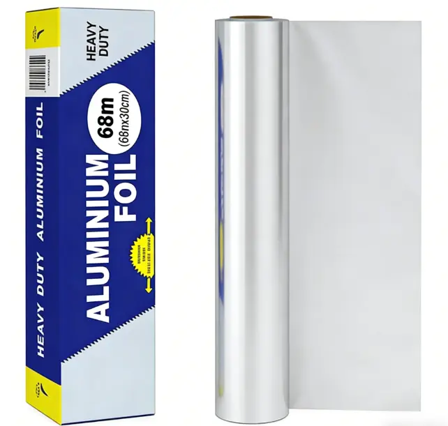Disposable Food-Grade Aluminum Foil Sheets, Oven & Air Fryer Safe Disposable Cookware for Baking & Grilling