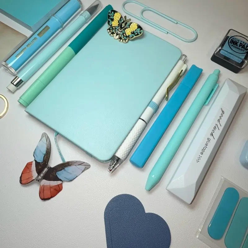 A6 Journal Bundle, Cute Aesthetic Office Stationery, Journaling Supplies