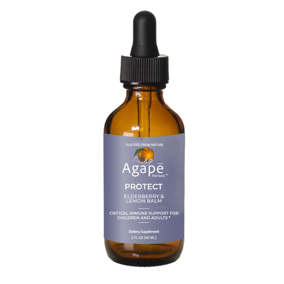 Agapē Protect - Organic Liquid Elderberry Tincture Immune Support Dietary Supplement for Immunity, Wellness & Healthcare Agapē Protect - Organic Liquid Elderberry Tincture Immune Support Dietary Supplement for Immunity, Wellness & Healthcare