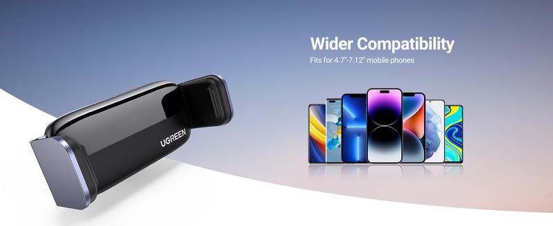 UGREEN Car Vent Phone Mount Air Vent Clip Holder Compatible with iPhone 17 16 15 13 12 Pro Max , Smartphone Accessories Retractable Cellphone Stand-Labor Day Sale，TikTokShopBlackFriday ,TikTokShopHolidayHaul