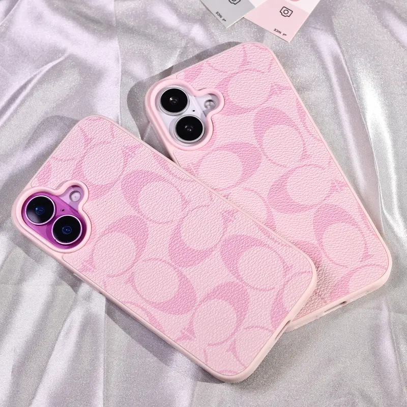 Suitable for iPhone 17，16, 15, 14, 13, 12, 11 Pro Max, high-end leather pattern phone case, iPhone 16 Plus, 15 Plus leather phone case for both boys and girls, shockproof phone case