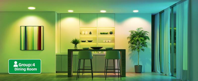 6Inch Ultra-Thin 6CCT Multicolor LED Recessed Night Lights 12W 1050Lumen 110-130V Dimmable Downlights for Living Room2000K 2700K 3000K 3500K 4000K 5000K Adjustable Lighting for Bedroom luces led para casa