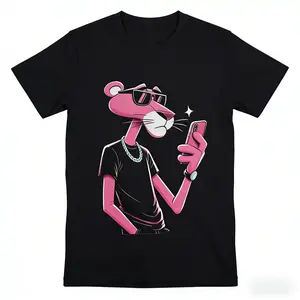 pod New 2026 Men's Cotton Short - Sleeved Printed T - Shirt. Black Available. Ideal for Daily and Outdoor Use, Comfortable and Trendy.