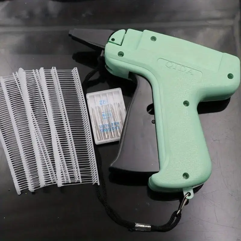Clothing Label Gun with 1000 Hooks and 5 Needles, Price Tagging Machine for Boutiques, Retail Stores, Clothing Labels, Clothing Label Maker, Qida
