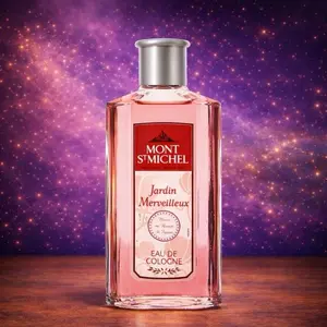 Mont St Michel Jardin Merveilleux Eau de Cologne Authentic French Perfume with Amber & Hespended Notes for Versatile Use