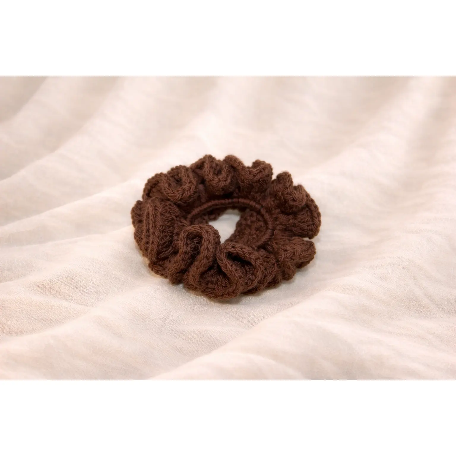Cotton Ruffle Scrunchie