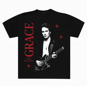 Vintage JEFF BUCKLEY Graphic Tees, Movie Tee, Unisex Meme Cringe Funny Shirt, Gift, Menswear Womenswear Streetwear Cotton Comfort
