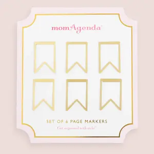 Gold Metal Page Markers