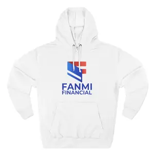 Fanmi Financial Logo Hoodie | Finance Branding, Crewneck Pullover
