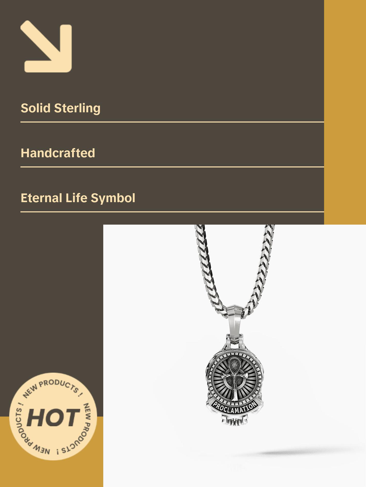 Vita, Silver Skull Pendant Vita, Silver Skull Pendant