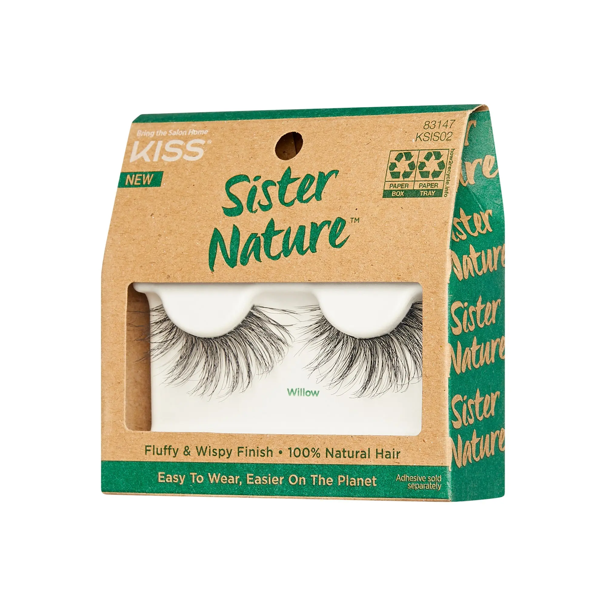 Kiss Sister Nature False Eyelashes  - Willow