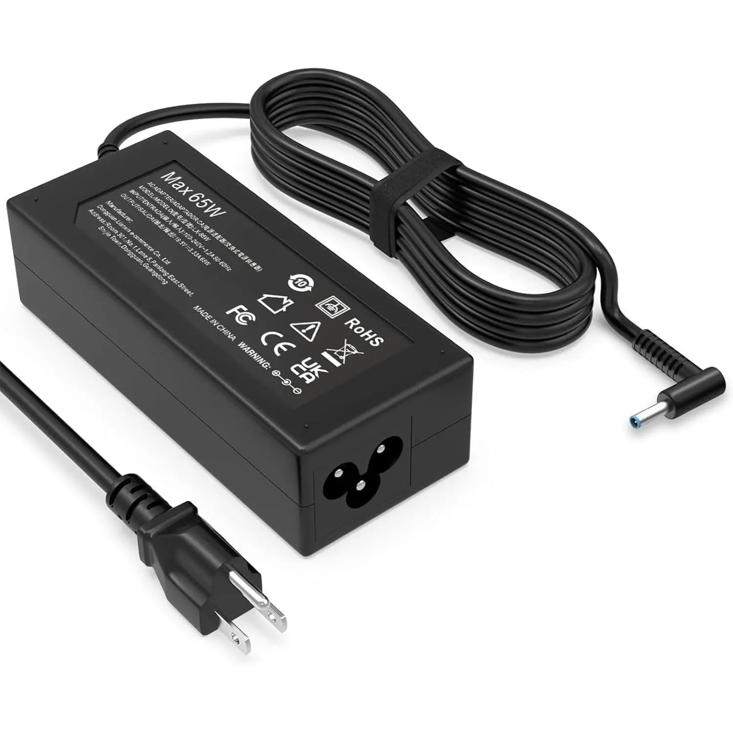 Laptop Charger 65W 45W  Blue Tip Power Adapter,Compatible with  Laptop Computer,Probook,Pavilion,Envy,and More Models
