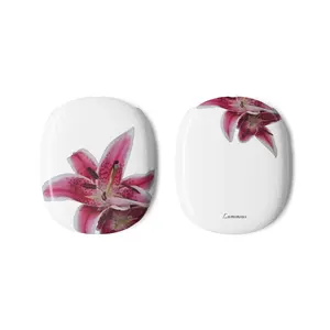 Pink Stargazer Lily AirPod Max Case | Floral Headphone Cover