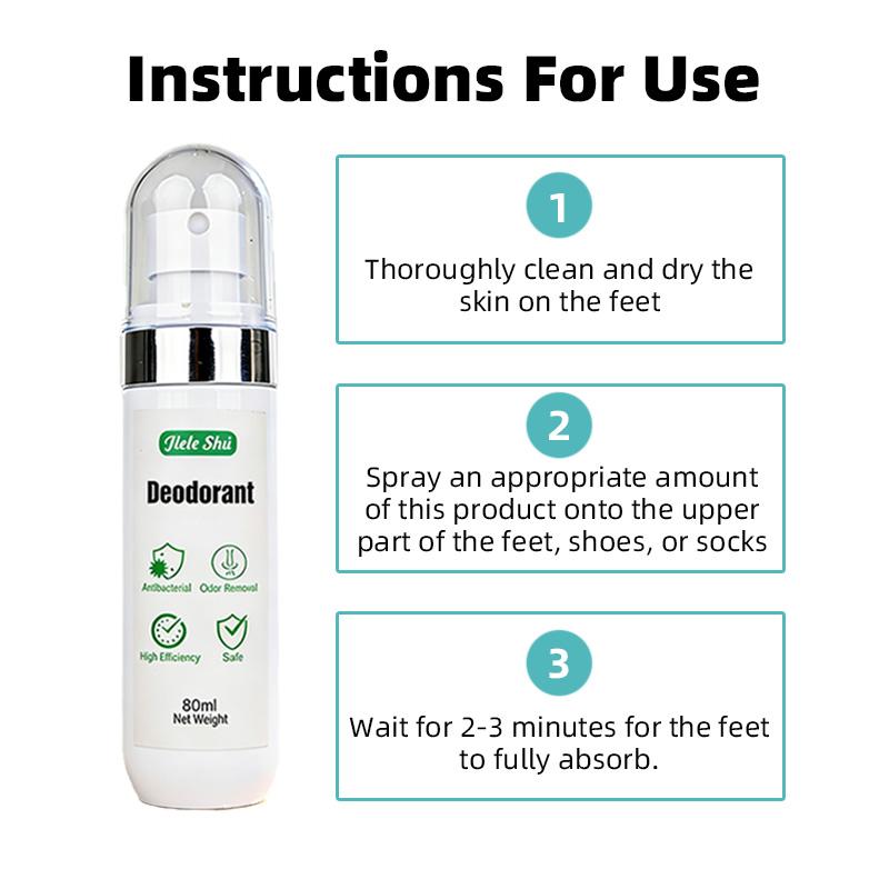 Jiele Shu Deodorant — all-day odor control, colorless and odorless; avoids masking odors with fragrance; antibacterial and antimicrobial properties; gentle formula