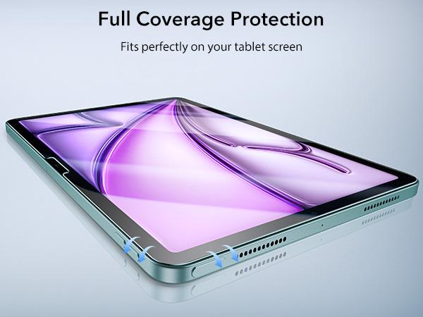 ESR 2 Pack Screen Protector for iPad Pro 11/13 (M5/M4) 2025/2024&iPad Air11/13 inch | 9H Tempered Glass Film | with UltraFit Tray | Apple Pencil Support | Scratch Resistant | HD Clarity | Bubble Free
