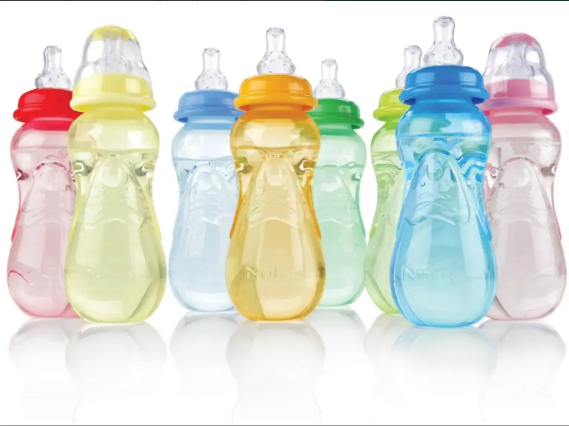 Non-Drip Standard Neck Bottles, 10 Ounce, Colors May Vary, 3 Count (Pack of 1)