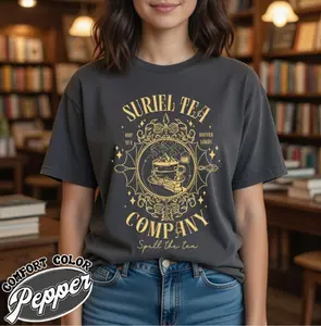 Suriel Tea Co T-shirt, ACOTAR Merch, Velaris T-Shirt, A Court Of Thorns and Roses Shirt, SJM Merch, Bookish Shirt, Book Lover Gift