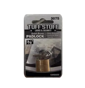 Solid Brass Padlock 3/4"