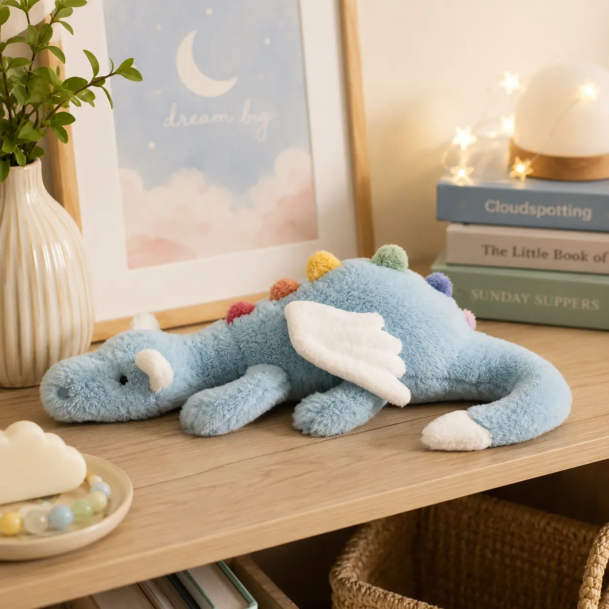 Sky Dragon Stuffed Animal Plush Toy, Soft Cute Plush Dragon Toy, Mythical Plush Toy, Sky Dragon Soft Plush Toy