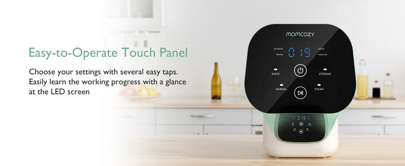 Momcozy KleanPal Pro Baby Bottle Washer - Sterilizer & Dryer Combo for Easy Cleaning - Bottle Washer Machine for All Bottles, Pump Parts & Baby Item Care - Save Time & Effort