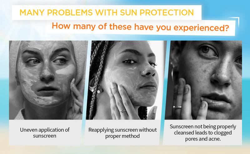 DayIn UV Mirror for Sunscreen Test with UV Camera, Sun Protection Visualization Travel Makeup Mirror with LED Light and 3X Magnification Pocket Mirror