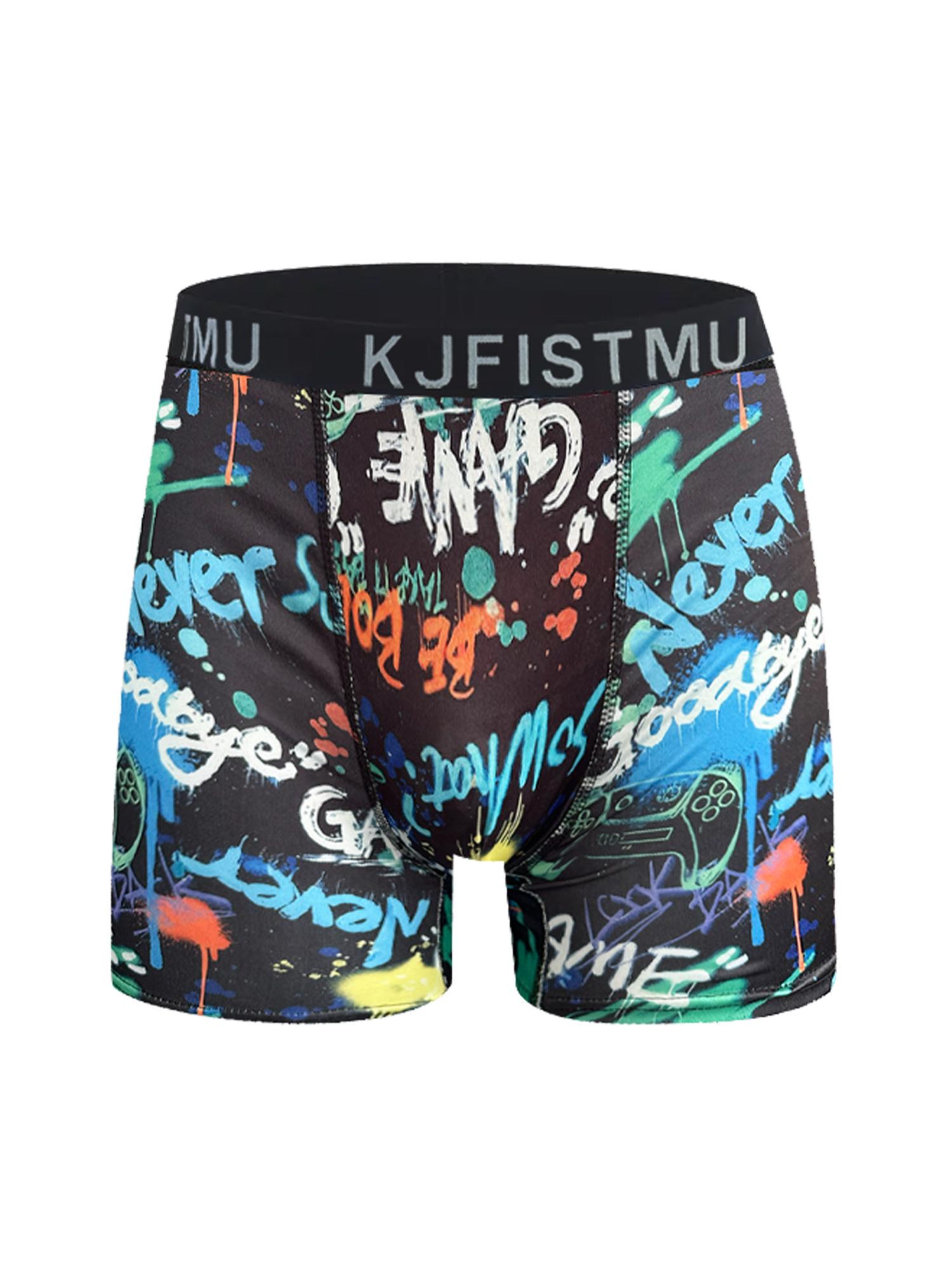 20-Pack Random KJFISTMU Mixed Set Men's Boxer Briefs Geometric, Street, Sports, Anime Soft Comfort Mid-Rise Breathable Say goodbye to pattern selection headaches.