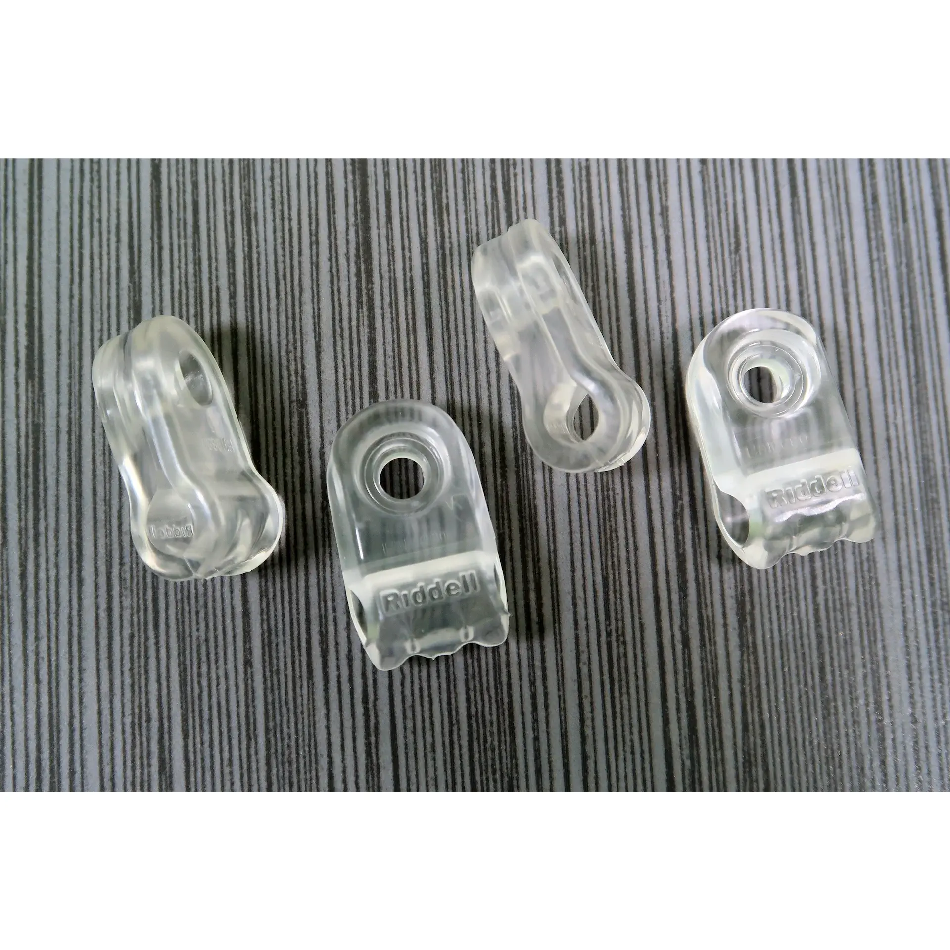 Replacement Facemask Clips (Set of 4), High Strength Screw-In Attachments for Riddell HS4 Facemasks, Compatible with Speed & Victor Helmets, Facemask Attachments, High Strength Spring