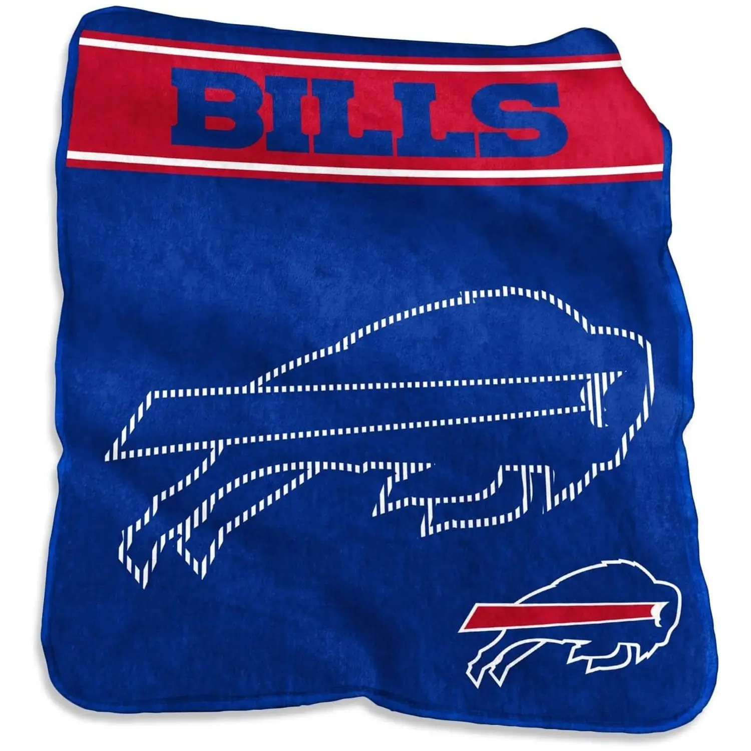 Logo Brands Buffalo Bills Raschel Throw - 60 x 80 inch