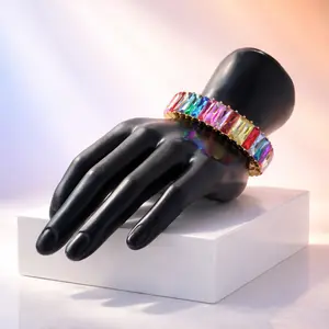 Chase The Rainbow- Crystal Stretch Bracelet